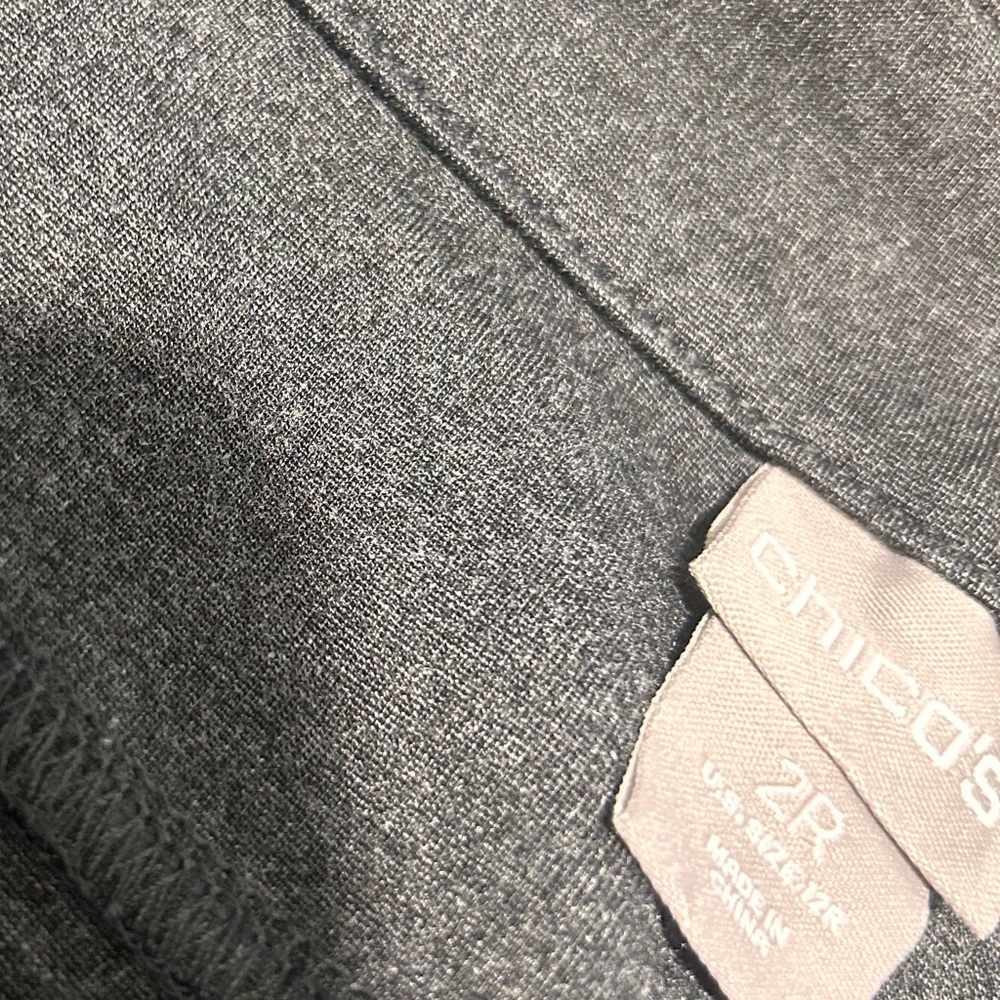 Chico’s Gray pants size 2 R - Picture 4 of 8